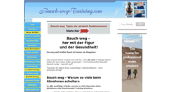 Desktop Screenshot of bauch-weg-training.com